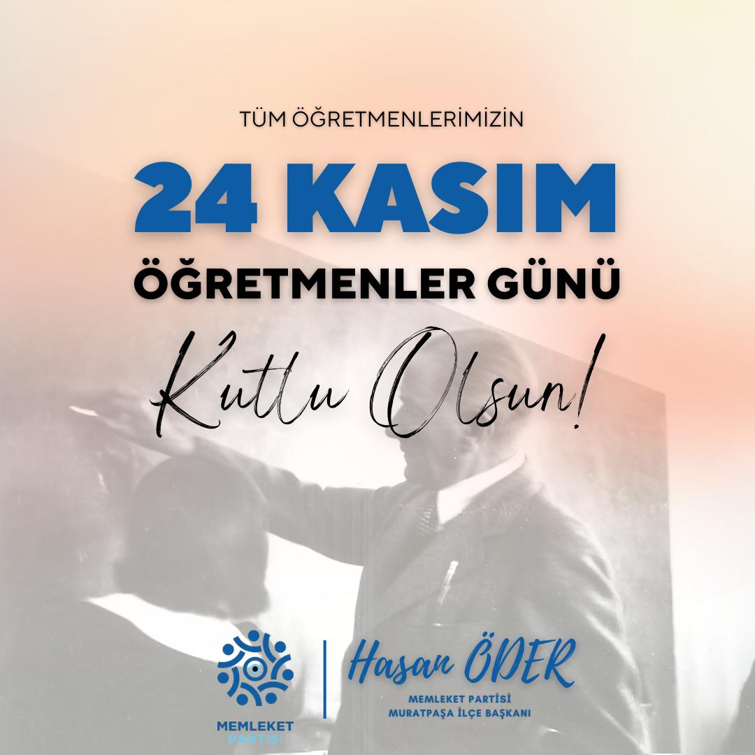 hasanoder's tweet photo. Başta Baş Öğretmenimiz Gazi Mustafa Kemal ATATüRK 
olmak üzere 
Atatürk ilkeleri ışığında yürüyen Cumhuriyet sevdalısı öğretmenlerimizin 
ÖĞRETMENLER GÜNÜNÜ 
yürekten kutluyor
Ebediyete intikal eden Öğretmenlerimizi saygıyla anıyorum
#öğretmen
#Atama
#kadrolu
#sözlesmeli
#mülakat https://t.co/oLjRHW0em8