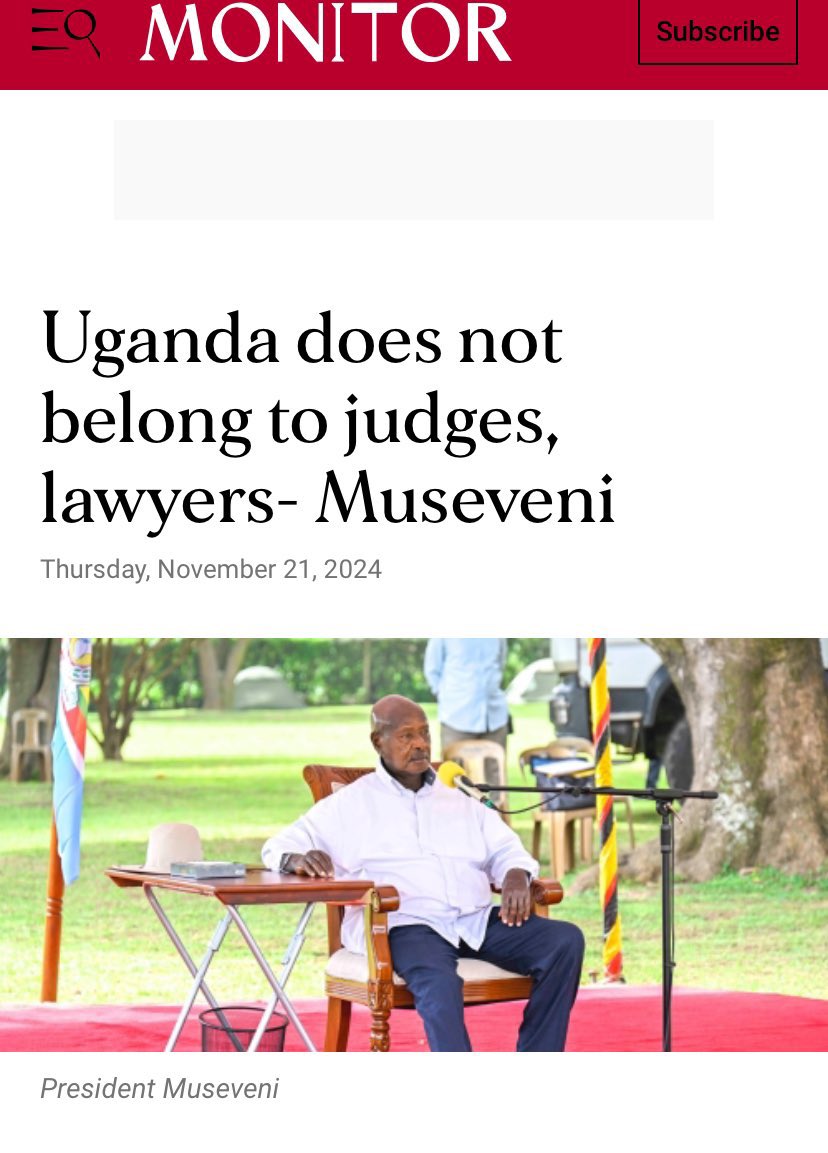 Daily monitor is one of the leading publications in the country , #ruleoflaw #kisakye