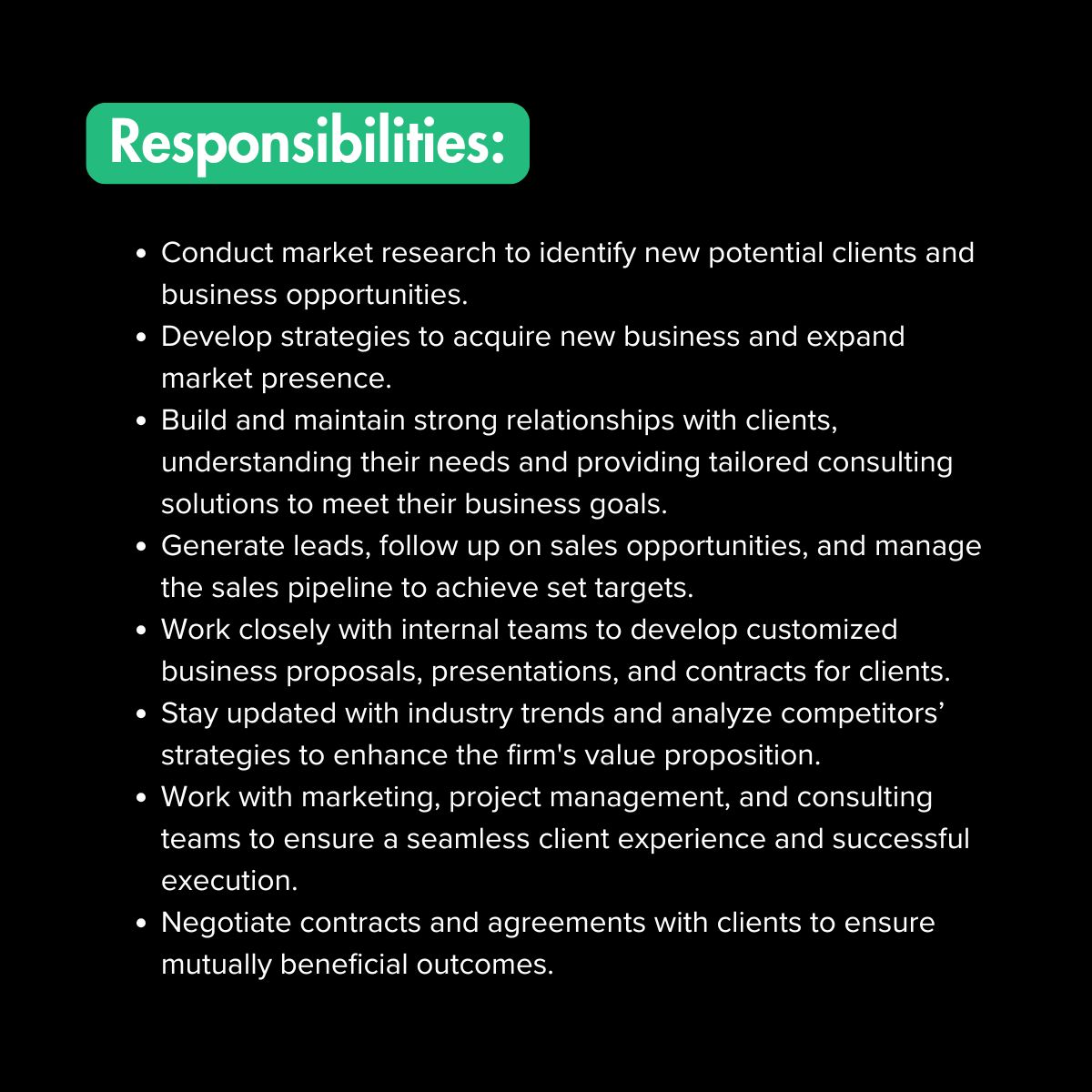vickyfarhan95's tweet photo. Business Development
- Company: Business Consultant
- Location: Jakarta (WFH)
#lokercot #businessdevelopment #nontechjobs https://t.co/mM8fAjEVBs