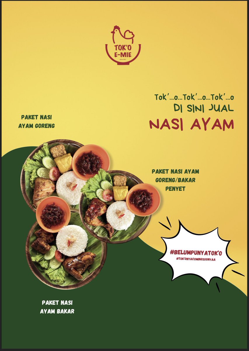 Hei, Rockepo coffee &amp; Friends lagi banyak kedatangan Tenant baru nih sekarang: Toko E-Mie, Spaghetti Que, Takoyaki Misono. Dan di jamin semua nya makanan nya enak2 gais! Sini yuk cobain