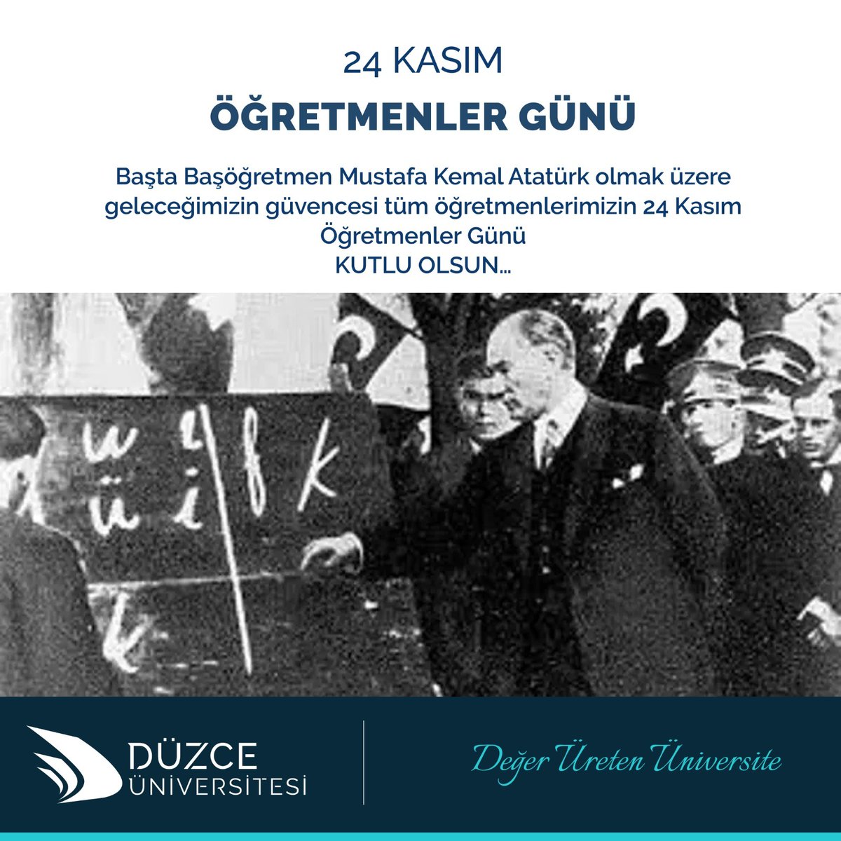 duzceuniversite's tweet photo. #24KasımÖğretmenlerGünü https://t.co/Zqf2cwHRaU
