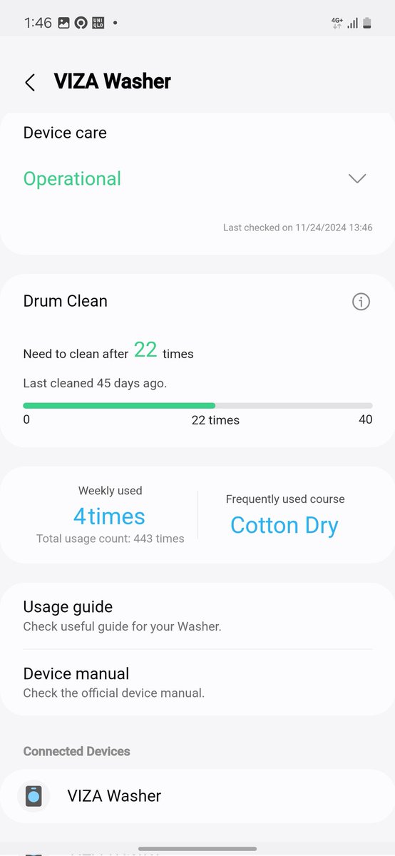 nvyukee's tweet photo. @mynonda @Widino Pakai mesin cuci ini juga.
Suka sama fitur muncul notif kalau cuciannya uda selesai atau ada problem misal tekanan air kecil jd mesin cucinya paused
Trs dikasitau kapan waktunya drum clean biar awet dan jadi kepikiran kalo mesin cuci di laundry dibersihin juga ga ya https://t.co/jxL62mDhwl