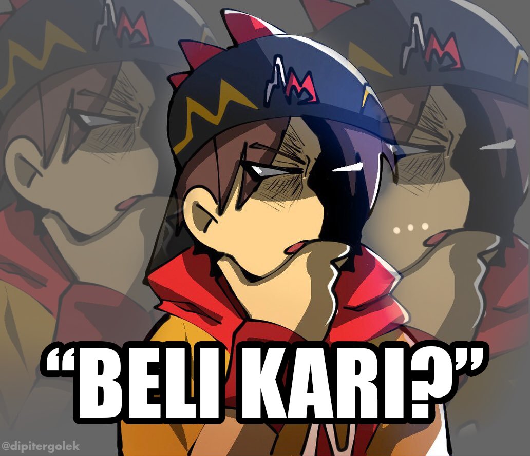 Bapak: "Biarlah dia..."
Me: