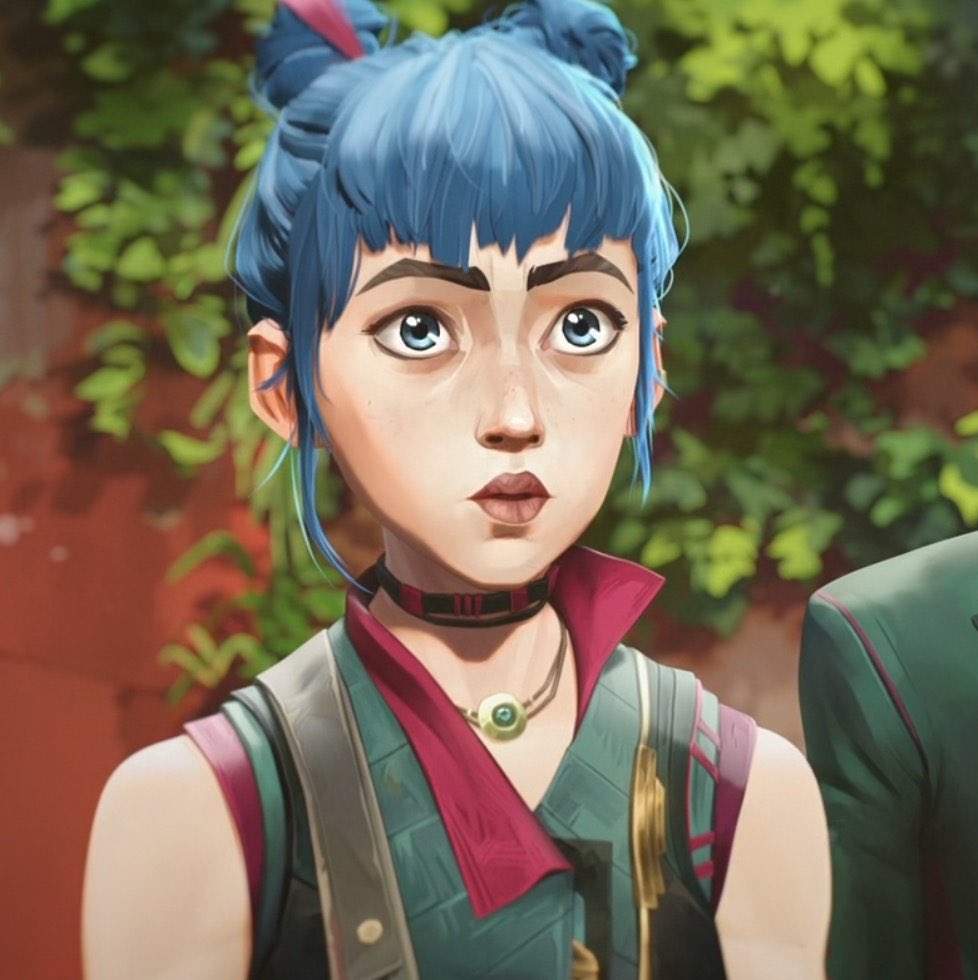 keyz_lla's tweet photo. She’s is literally {perfection} any haircut suits her 🦈🩵💜
#Arcane #ArcaneSeason2 #jinx https://t.co/kblc78hHS0