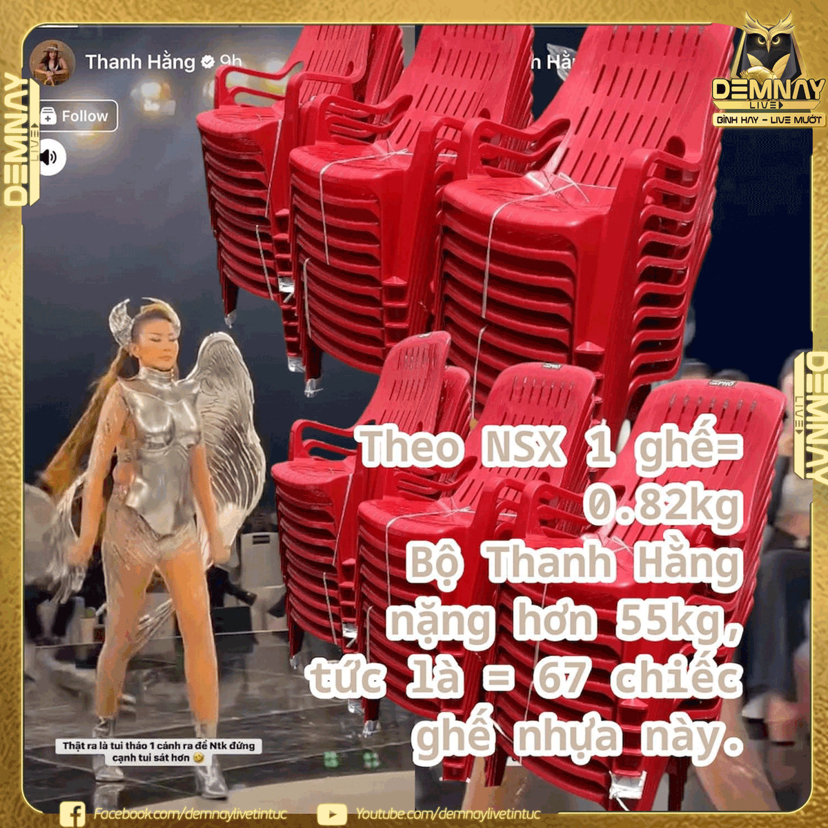 demnaylive5's tweet photo. Để làm sáng tỏ vụ việc rùm beng mấy ngày hôm nay, tôi nghĩ ntk và chị Thanh Hằng nên livestream đem bộ quần áo lên cân coi đúng 55kg ko? Mong chị 1 lần làm sáng tỏ để khoá mỏ antifan
#demnaylive #thanhhang https://t.co/pBASkCr5ul