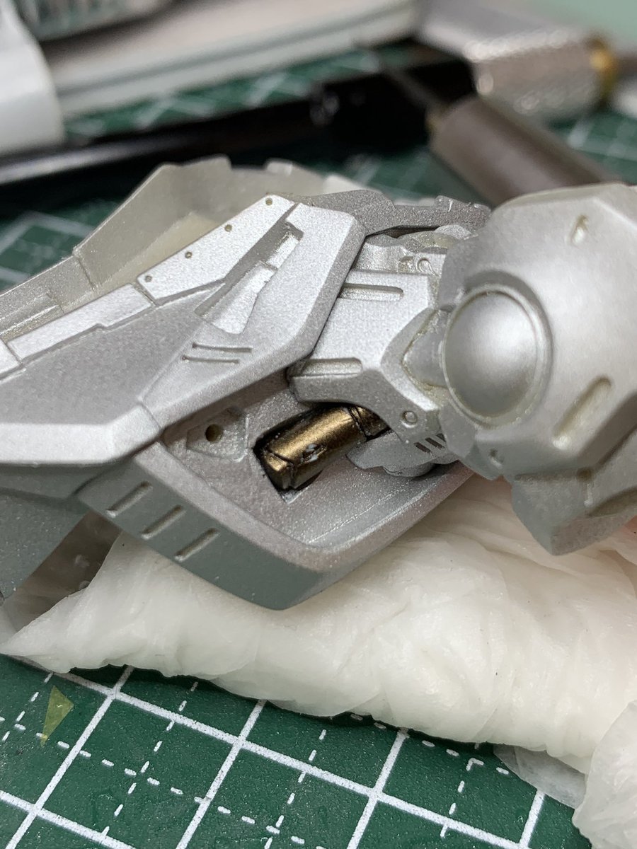 taketamo072410's tweet image. どうも肘肩腰蔵です
見つからないので
ざっくり作って見たよ　
😭
もうこれでいきます
#SR3
#ガンプラジオ