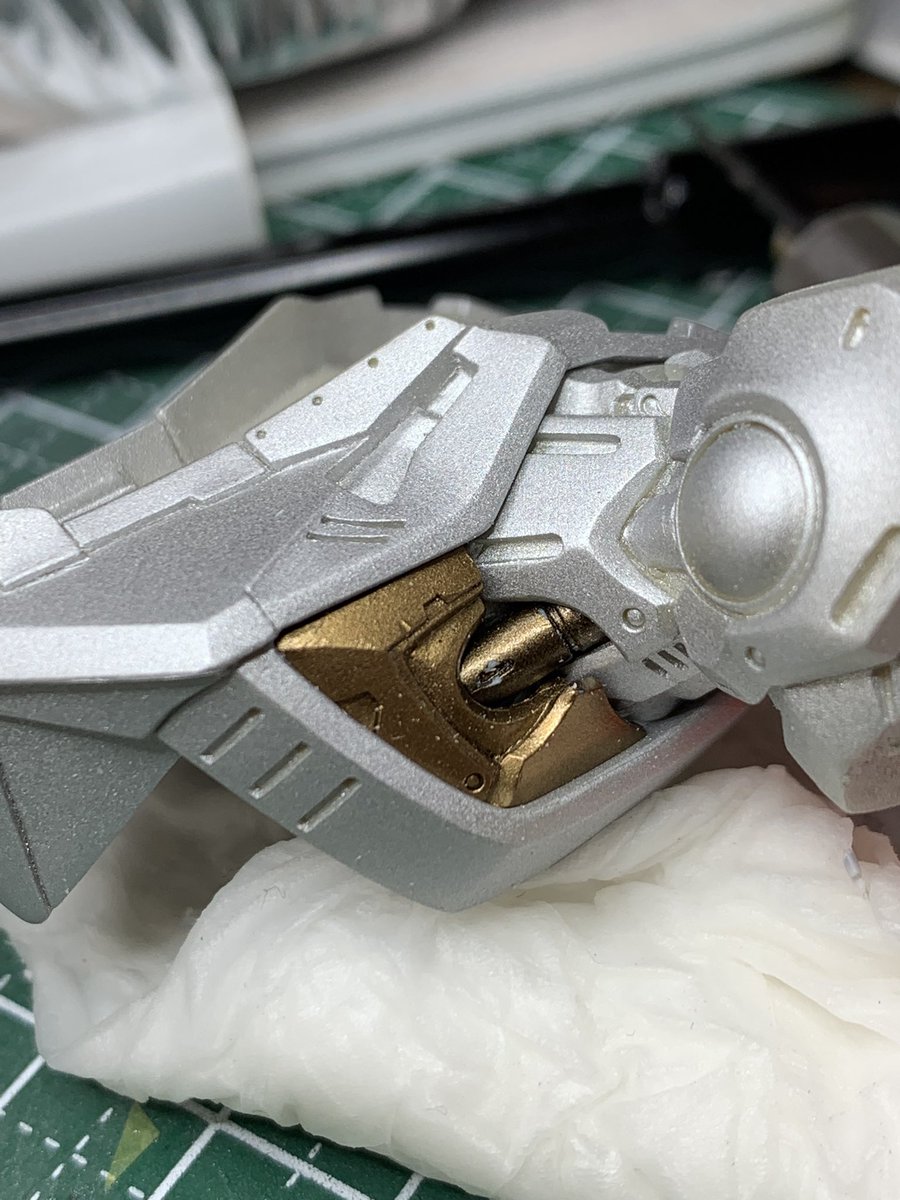 taketamo072410's tweet image. どうも肘肩腰蔵です
見つからないので
ざっくり作って見たよ　
😭
もうこれでいきます
#SR3
#ガンプラジオ