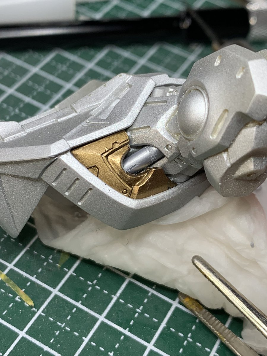 taketamo072410's tweet image. どうも肘肩腰蔵です
見つからないので
ざっくり作って見たよ　
😭
もうこれでいきます
#SR3
#ガンプラジオ