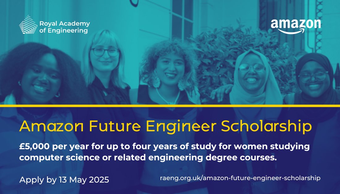 With the <a href="/AmazonNewsUK/">AmazonNewsUK</a> Future Engineer Scholarship, you could take some of the stress out of university. 

Applications are now open to a new group of young women in technology and engineering.

Successful recipients will receive up to £5,000 per year to help them reach their