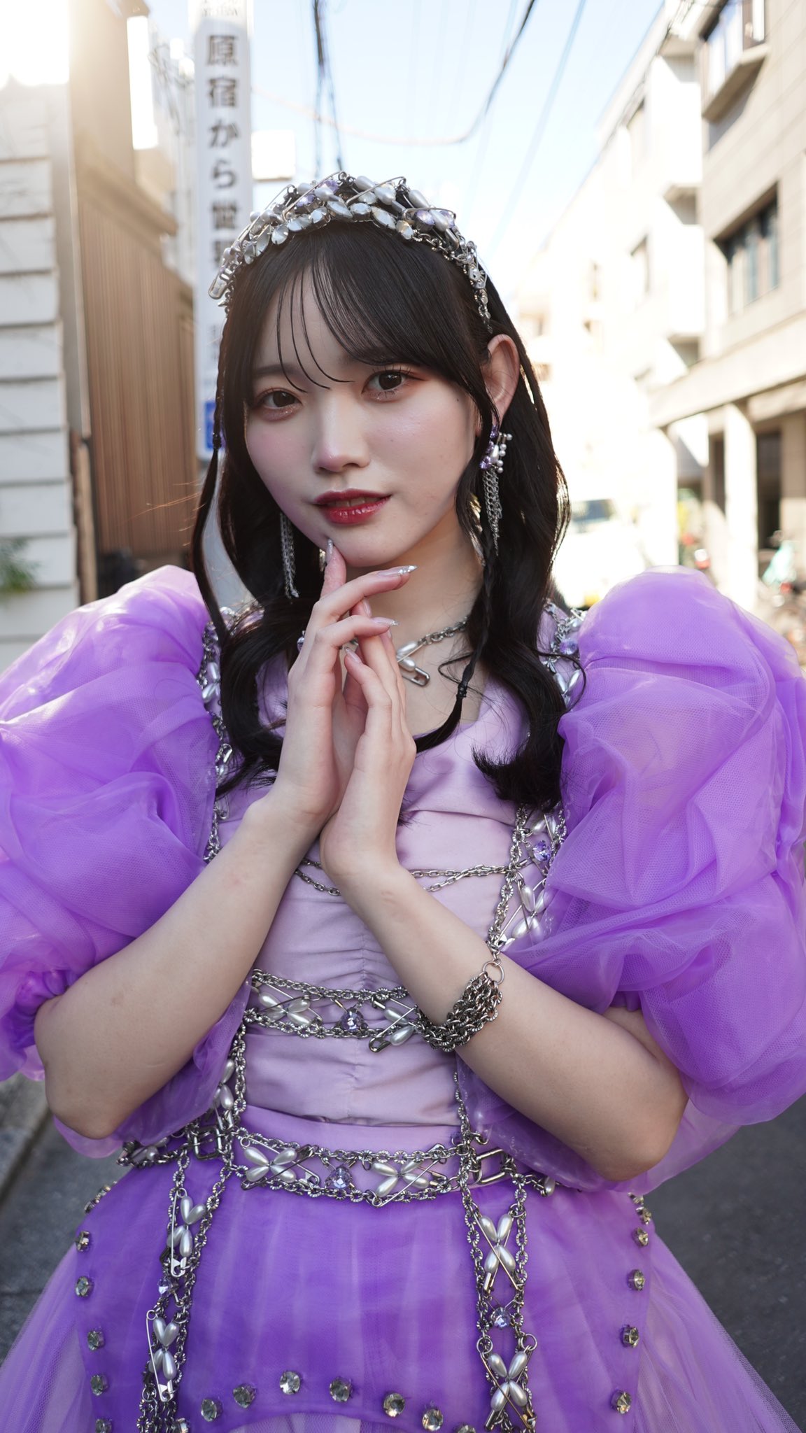kirakira☆　ジャスグリッティーファーコートツイード切替フォックス kirakira☆様専用 ジャスグリッティーファーコートツイード切替
