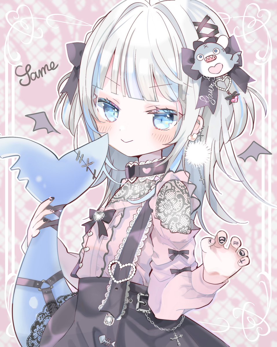 tsuru_comic's tweet photo. 地雷系ぐらちゃん🦈
#gawrt https://t.co/IB2b9xELUV