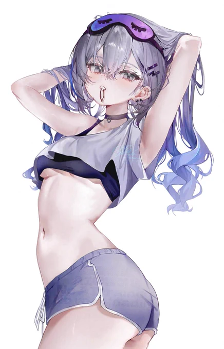 髪下ろし銀狼ちゃん #HonkaiStarRail 