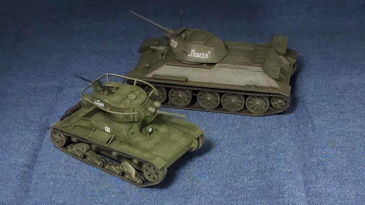 runchickens_3's tweet photo. #ルビコンモデル
#RUBICONMODELS
#T26
#T34 https://t.co/p4qc9jkp85