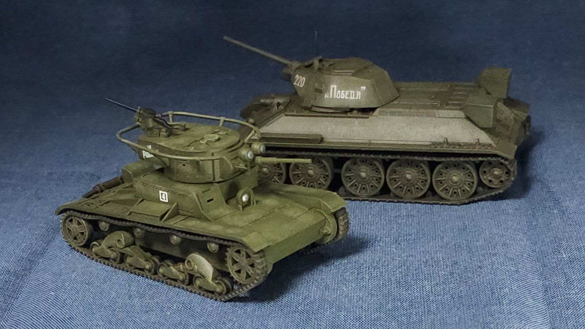 runchickens_3's tweet photo. #ルビコンモデル
#RUBICONMODELS
#T26
#T34 https://t.co/p4qc9jkp85