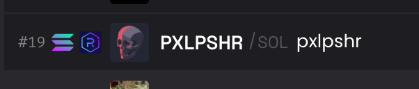 _pxlpshr's tweet photo. Top 20 on #dexscreener https://t.co/Bv8aPLkYVp