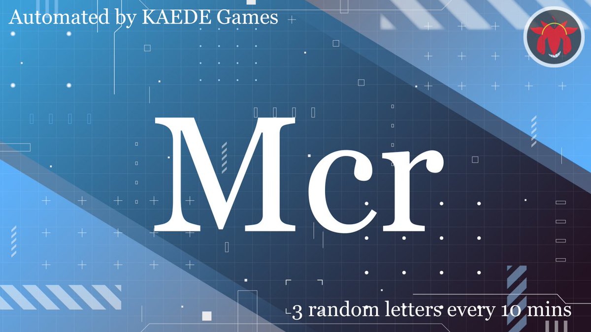 3letter_'s tweet image. M c r