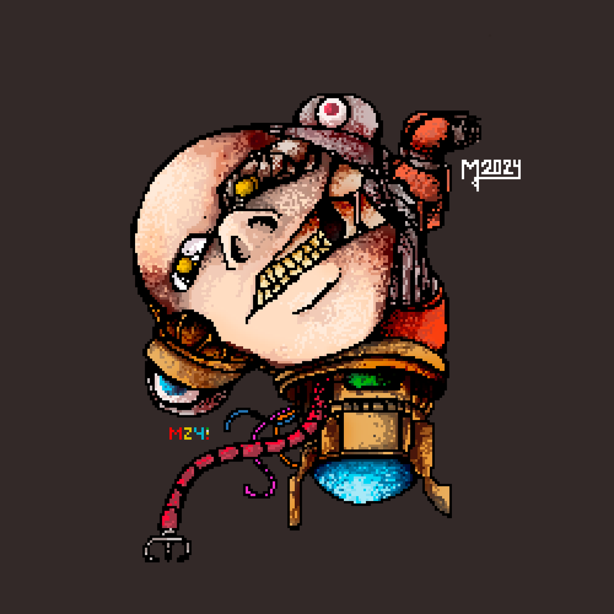 BaluuCampos's tweet photo. Boss. Smith head.
#pixelartist #pixelartist #digitalpainting #DigitalArtist https://t.co/jFffHPxdE4