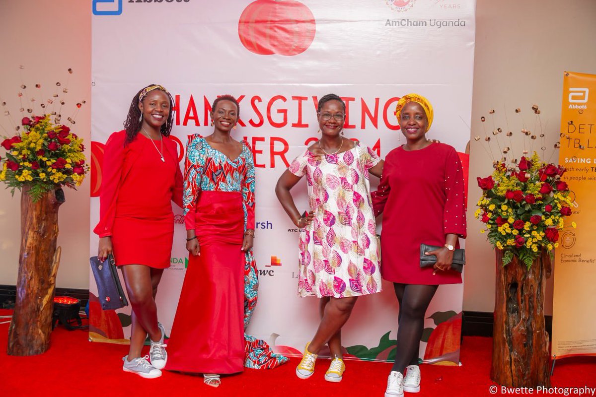 EveZalwango's tweet photo. So on Friday, we celebrated @AmChamUganda Thanksgiving 2024 and my people came through. Even the offspring came in with her height 🤣@nsunak @AnitaKomukama @Fssozi @asha11al @sandiejang
Thank you for the support ladies. https://t.co/j95gaj1XDt