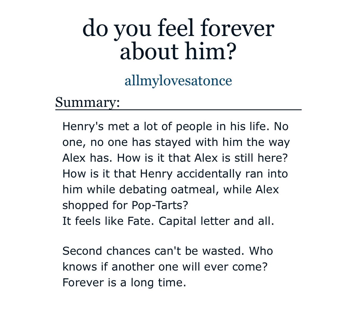 talesbythefire's tweet photo. 🔥 do you feel forever about him?
🔥 written by allmylovesatonce
🔥 https://t.co/ZBwtJUI8lD
🔥 exes to friends to lovers with a little twist 👀 https://t.co/DQGZBgWJRA