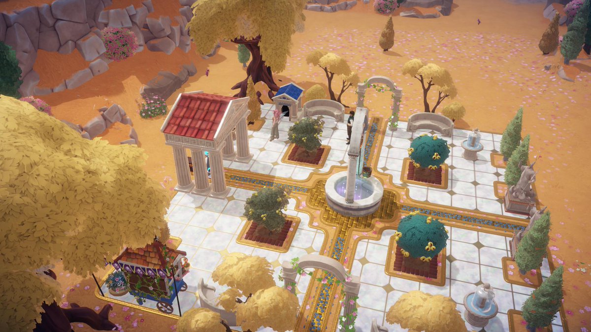 BinkAndDoodle's tweet photo. I set up an Agora in Mythopia's Elysian Fields. #DreamlightValley  #StorybookVale 
~Doodle https://t.co/9rHAnG9vu4