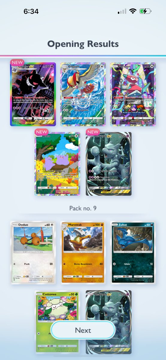 PixelFlexIP's tweet photo. First tweet in forever but it was too good to not share. GOD PACK IN POKÉMON TCG POCKET into ANOTHER MEWTWO EX WOOOO https://t.co/Tl2Q3d2qmE
