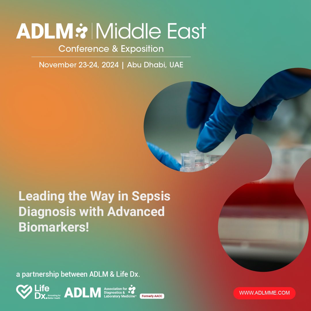 ADLMME's tweet photo. Today at #ADLMME2024, Dr. Allison Chambliss from UCLA Health discusses breakthroughs in sepsis biomarkers, revolutionizing detection and treatment for better critical care outcomes. #SepsisCare #Biomarkers #HealthcareInnovation https://t.co/Z9M7dzznW9