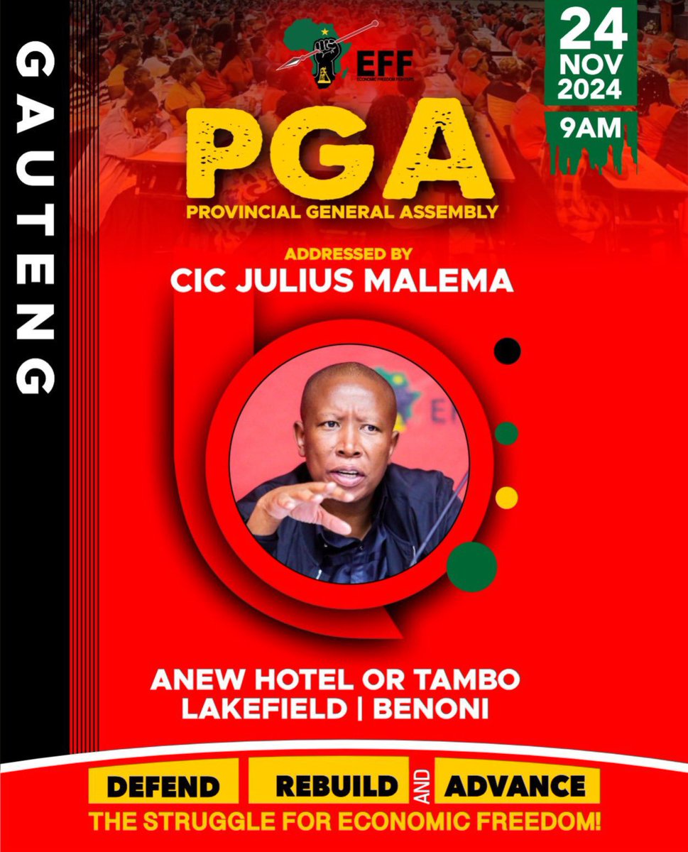 NalediChirwa's tweet image. Our national movement with a national footprint ❤️ Gauteng ❤️📍