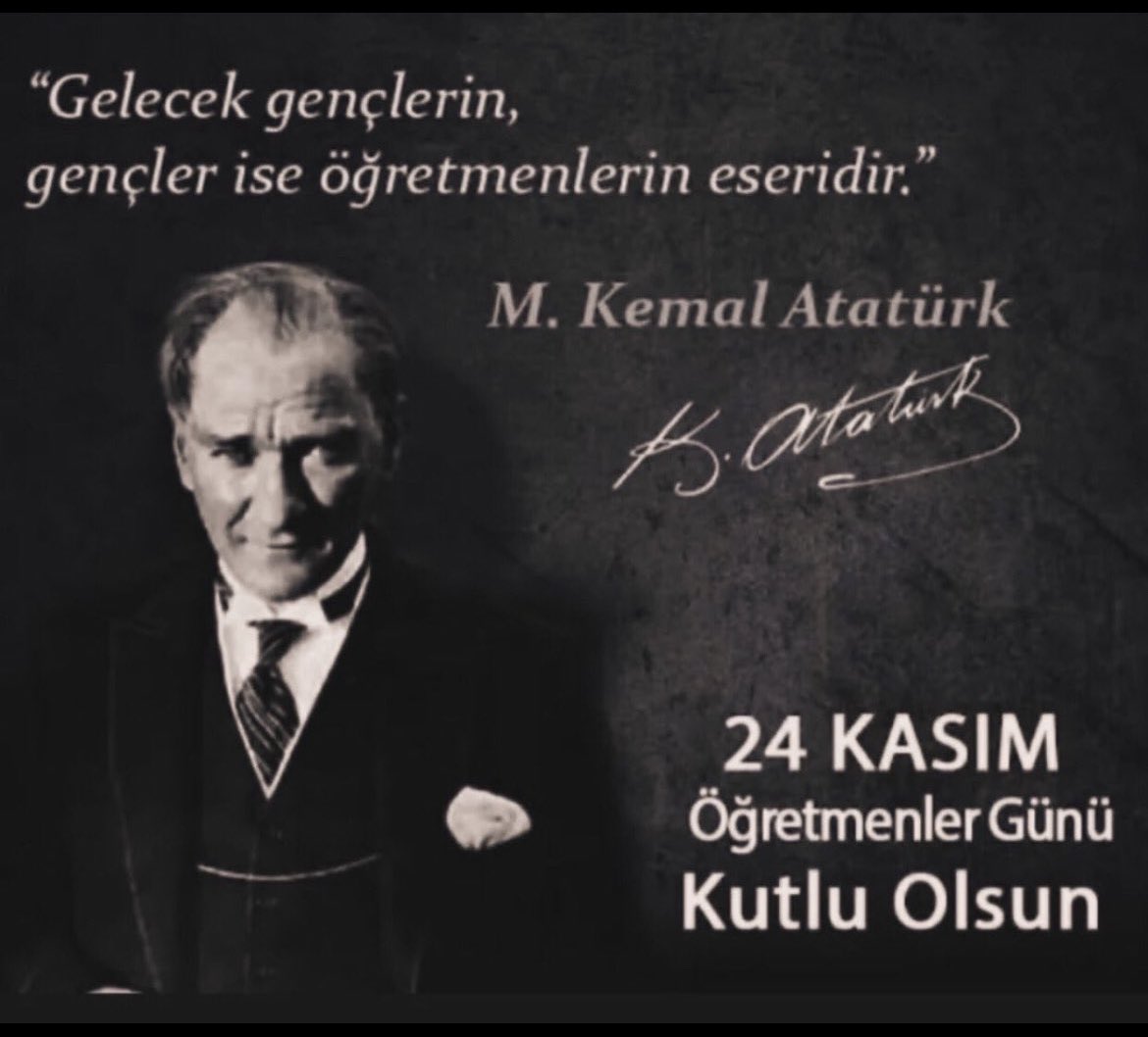 BaskRojda's tweet photo. “Öğretmenler; yeni nesli, Cumhuriyetin fedakâr öğretmen ve eğitimcilerini, sizler yetiştireceksiniz ve yeni nesil, sizin eseriniz olacaktır.”Mustafa Kemal Atatürk”Başöğretmenimiz ve diğer tüm öğretmenlerimizin günü kutlu olsun.🇹🇷🫶🏻 https://t.co/hA2RlE7O0J