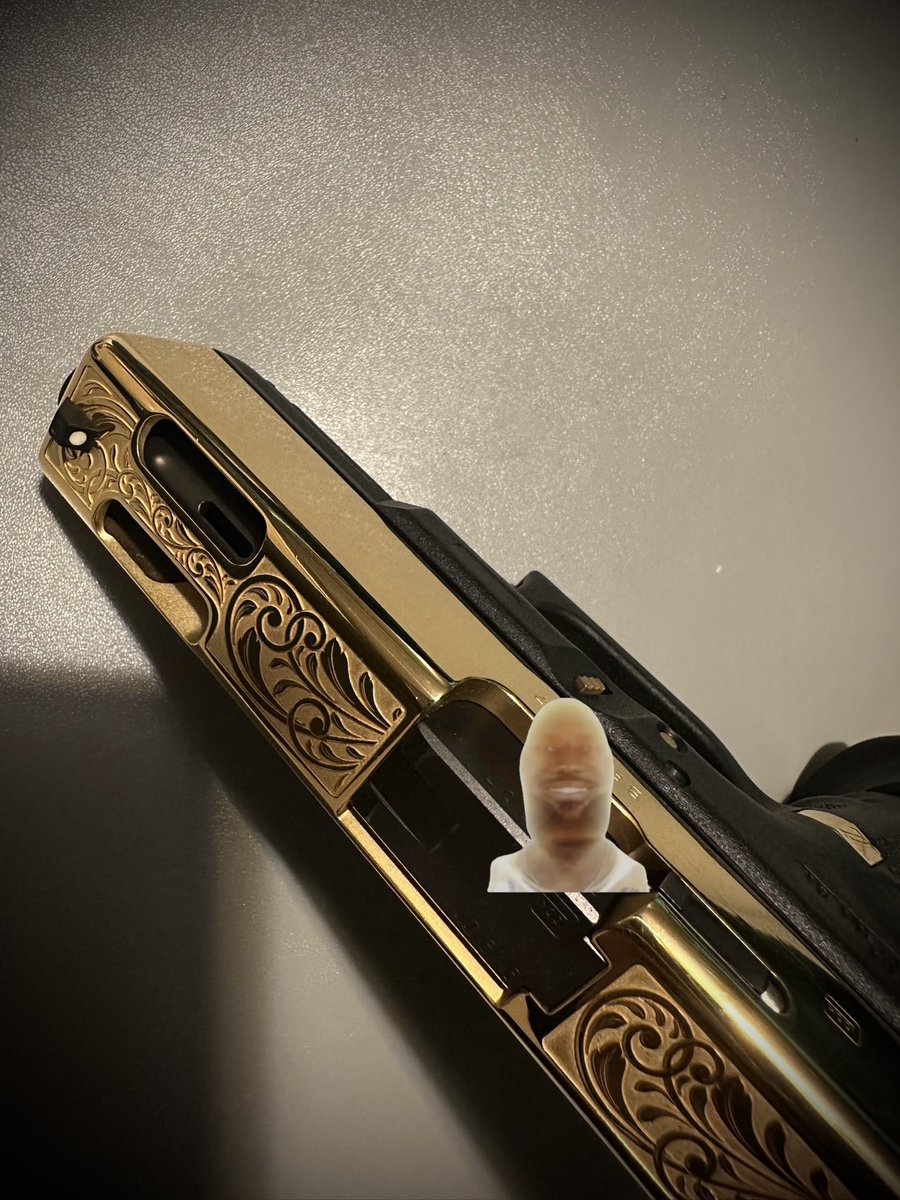 Tacticaljavi999's tweet photo. #24K #Gold #Engraved #Scrolls #Art #Cachas #jstactical #MarconiArmory #Glockstore #Merica #2nd๐บ๐ธ #LLJW #LFG #Compensated #Ported #AC7 #Amendments #Tactical #999 https://t.co/leo2BFVrr7