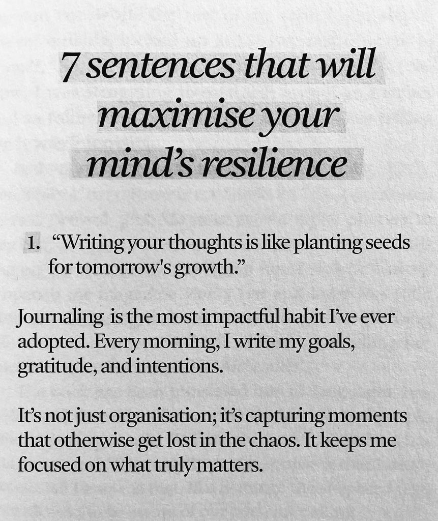 SeekWiser_'s tweet photo. 7 sentences that will maximise your mind's resilience... 

1. https://t.co/sqawGEYi0W