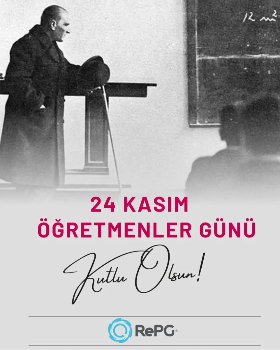 RePGEnergy's tweet photo. Başta Başöğretmen Mustafa Kemal Atatürk olmak üzere, yolumuza ışık tutan tüm öğretmenlerimizin 24 Kasım Öğretmenler Günü kutlu olsun.

#24Kasım #ÖğretmenlerGünü #repgenergy #repg #energy #water #latentheat #wastewater #renewableenergy #invention #patent #GreenTechnologies https://t.co/PgzjbK7glN