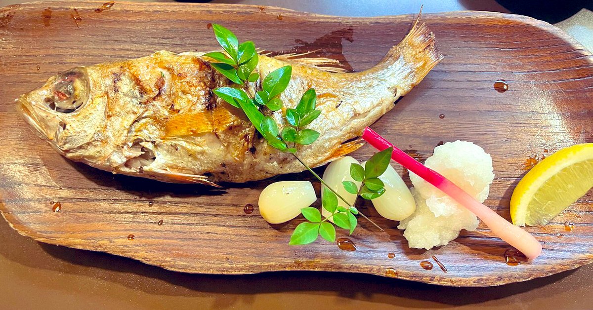 Batty_chan1's tweet photo. 山中温泉で食べたのどぐろ塩焼き🐟

脂の量が半端ないです👌👌

また食べたい一品🔪🔪

#のどくろ
#北陸 https://t.co/zmtuiy2BxW