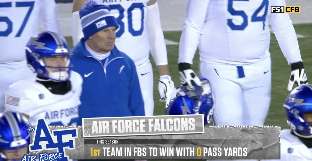 Literally the school dedicated to going through the air wins by eschewing it, college football is the best. 😍