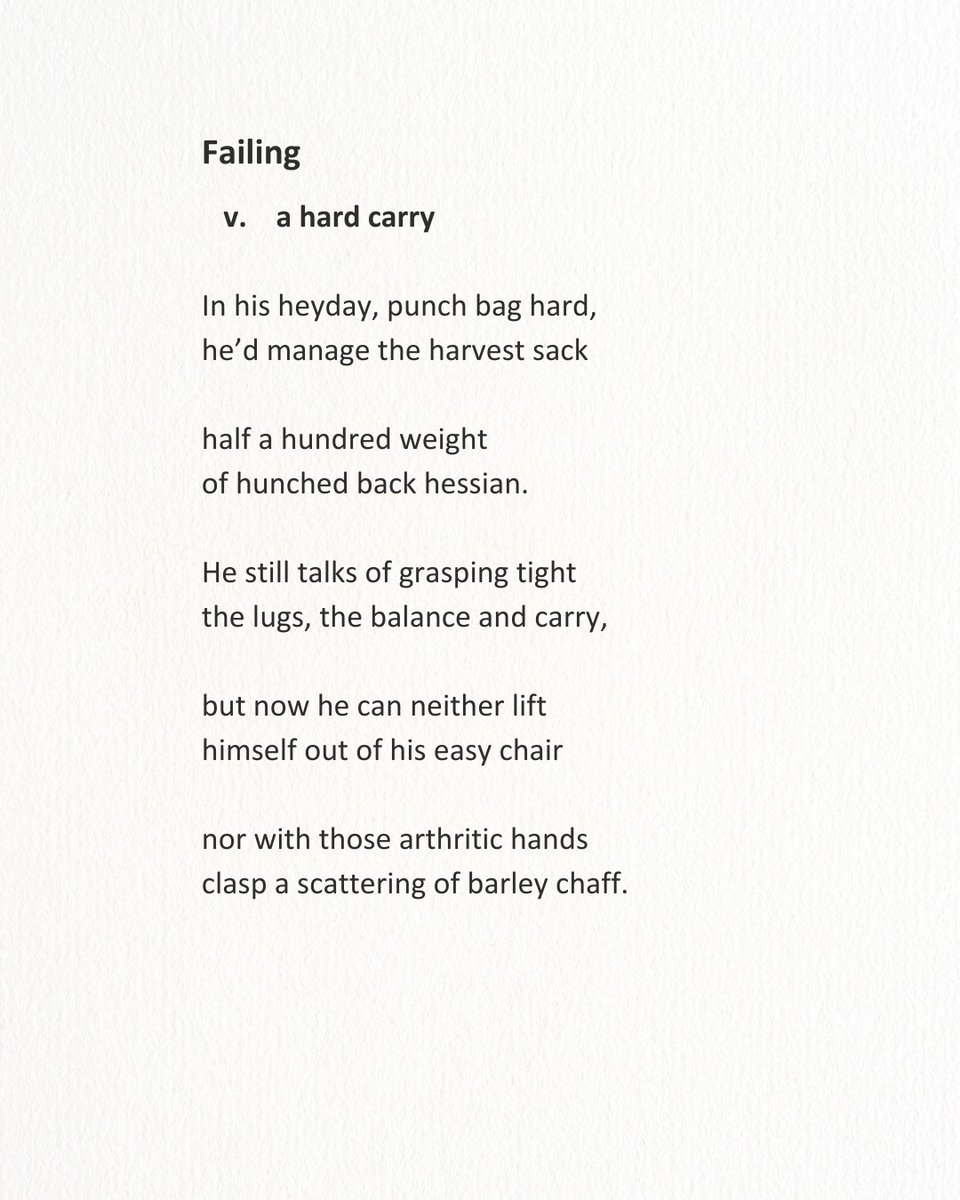 This is one of a sequence of nine poems raising awareness of farmers' health issues
The RSABI offers free practical, financial, and emotional support for farming families who are struggling Please support them by sharing this poem and donating today justgiving.com/campaign/jimca…