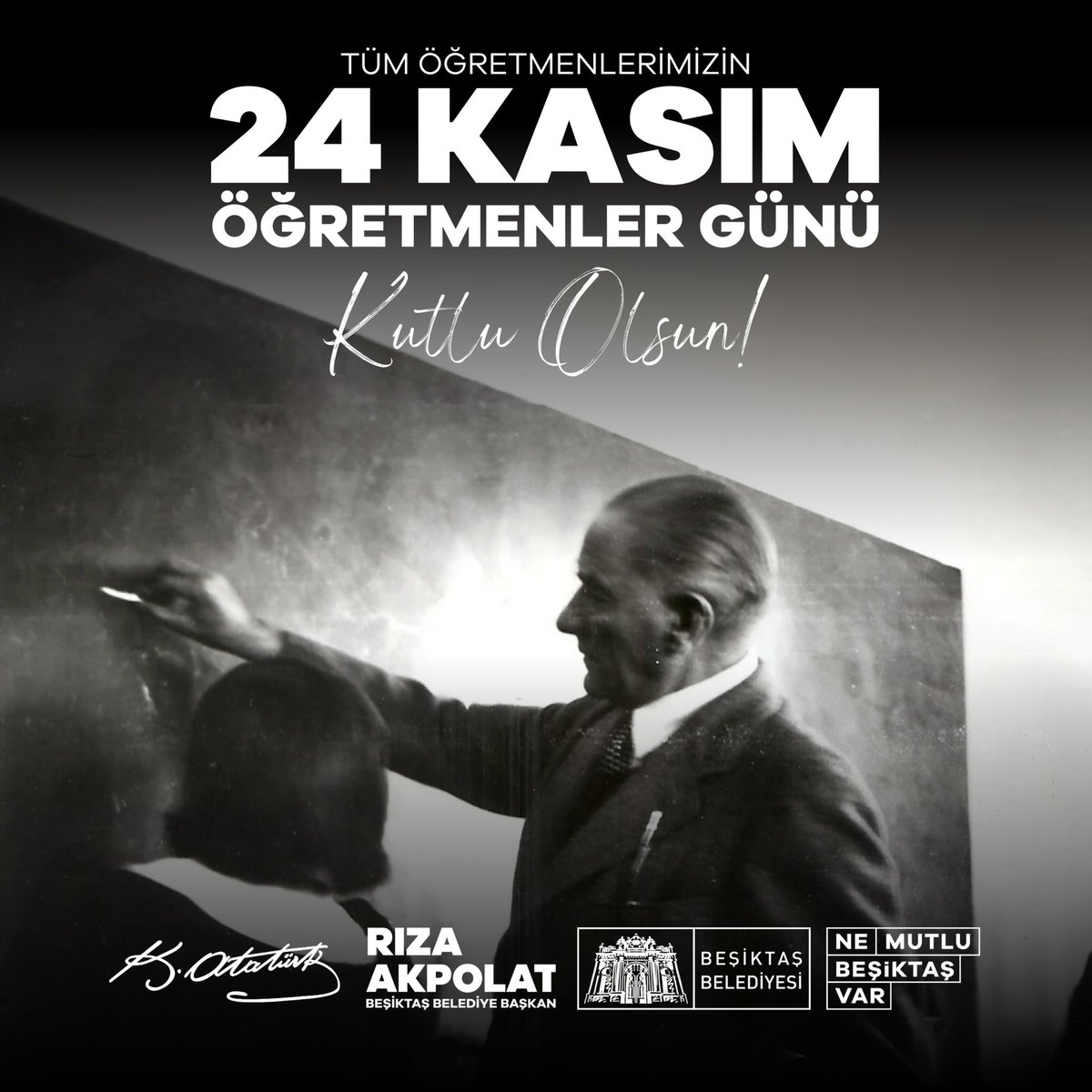 Düşünen, sorgulayan ve üreten nesiller yetiştiren; sabırları, emekleri ve fedakarlıklarıyla hayallerimizi gerçeğe dönüştüren öğretmenlerimize teşekkür ederim. 

Başöğretmenimiz Gazi Mustafa Kemal Atatürk başta olmak üzere tüm öğretmenlerimizin Öğretmenler Günü'nü kutluyorum.