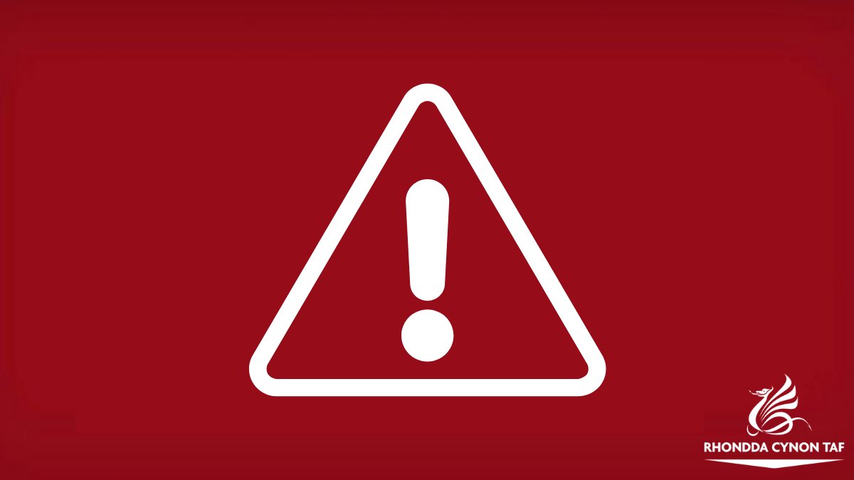 Our teams and partners are responding to a number of flood incidents. If you need help or support, please contact us on 01443 425011 / 425001.

For anyone impacted by flooding, rest centres are set up in:
🔴 Ystrad Sports Centre
🔴 Pontypridd Library at Llys Cadwyn