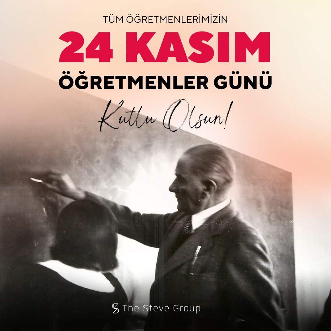 Bir millet, öğretmenlerinin fedakârlığı ve azmiyle yükselir.

Başöğretmenimiz Mustafa Kemal Atatürk’ün izinde, eğitimle geleceği şekillendiren tüm öğretmenlerimizin 24 Kasım Öğretmenler Günü’nü kutluyoruz.