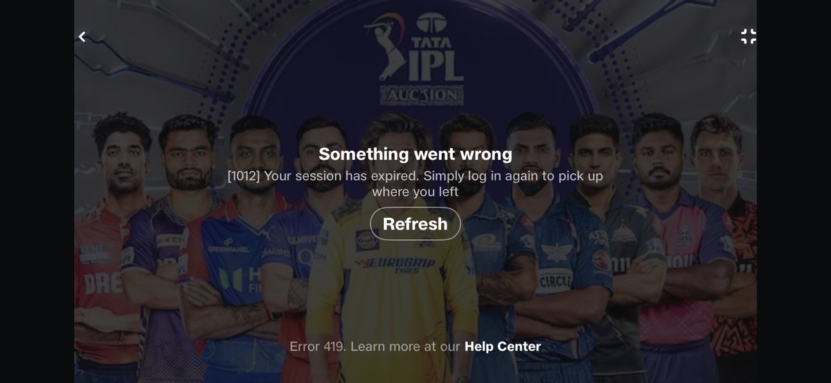 Mathi54811462's tweet photo. Not working Jio cinema #TATAIPLAuction https://t.co/fK0ZVfyx5L