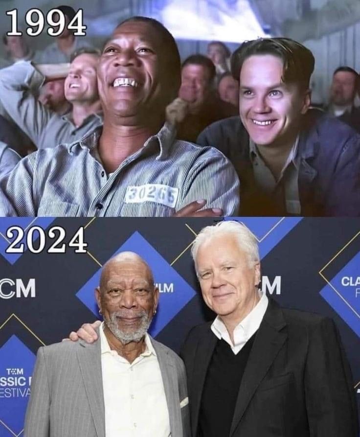 thirstyfornews's tweet photo. 🎬 Andy and Red from The Shawshank Redemption (1994) 💕❤️ #TheShawshankRedemption #AndyAndRed #MovieClassics #TimelessFriendship https://t.co/pPUex2vDtA