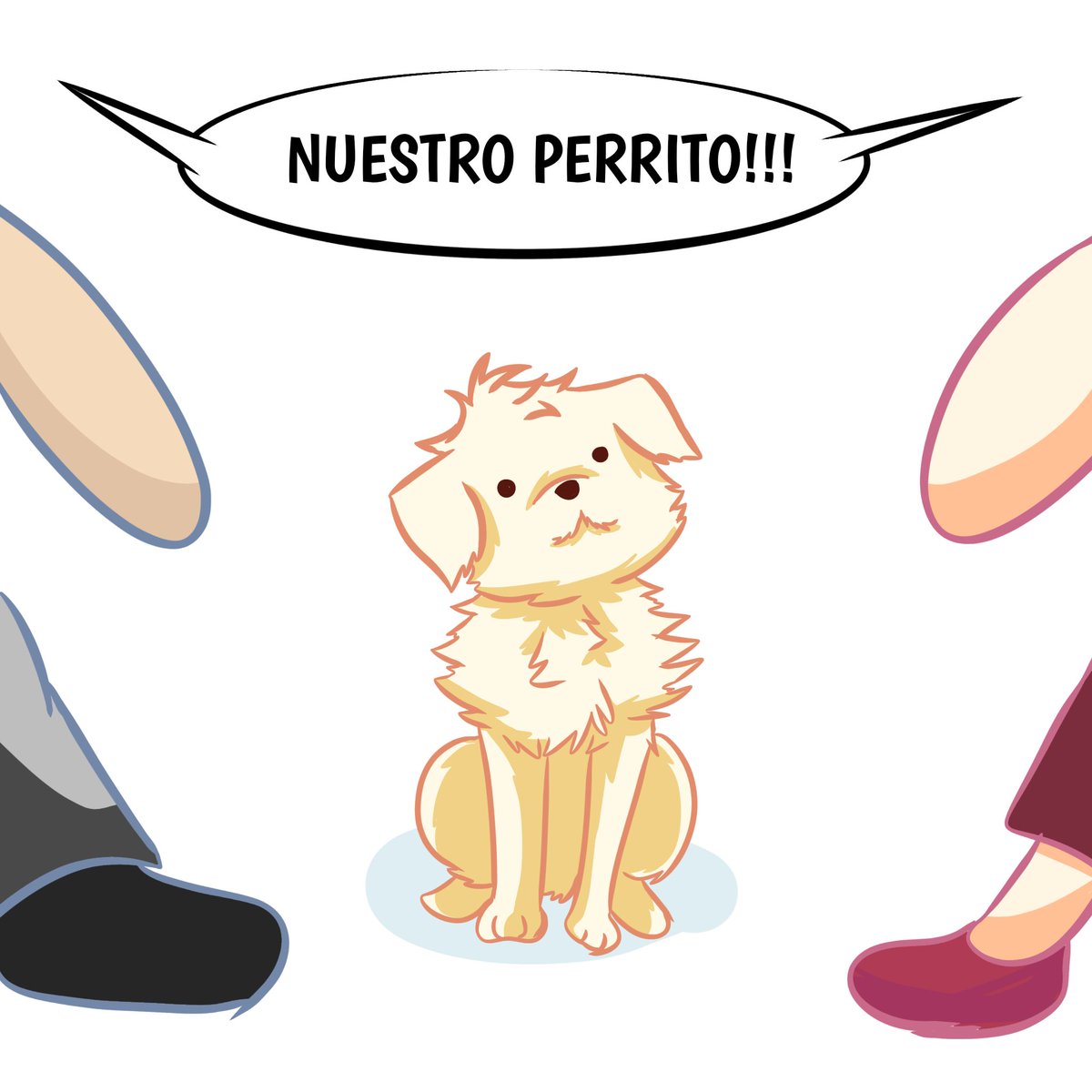calupohregio's tweet photo. Amigos, se que ando medio perdido en estos días pero pues ya les podemos mostrar el por qué, andamos bien felices la verdad
.
.
.
.
.
Felices por nuestro nuevo perrito claro 🐶
#webcomic #caricatura #comicstrips #couplecomics https://t.co/SGCqc1j1Zo