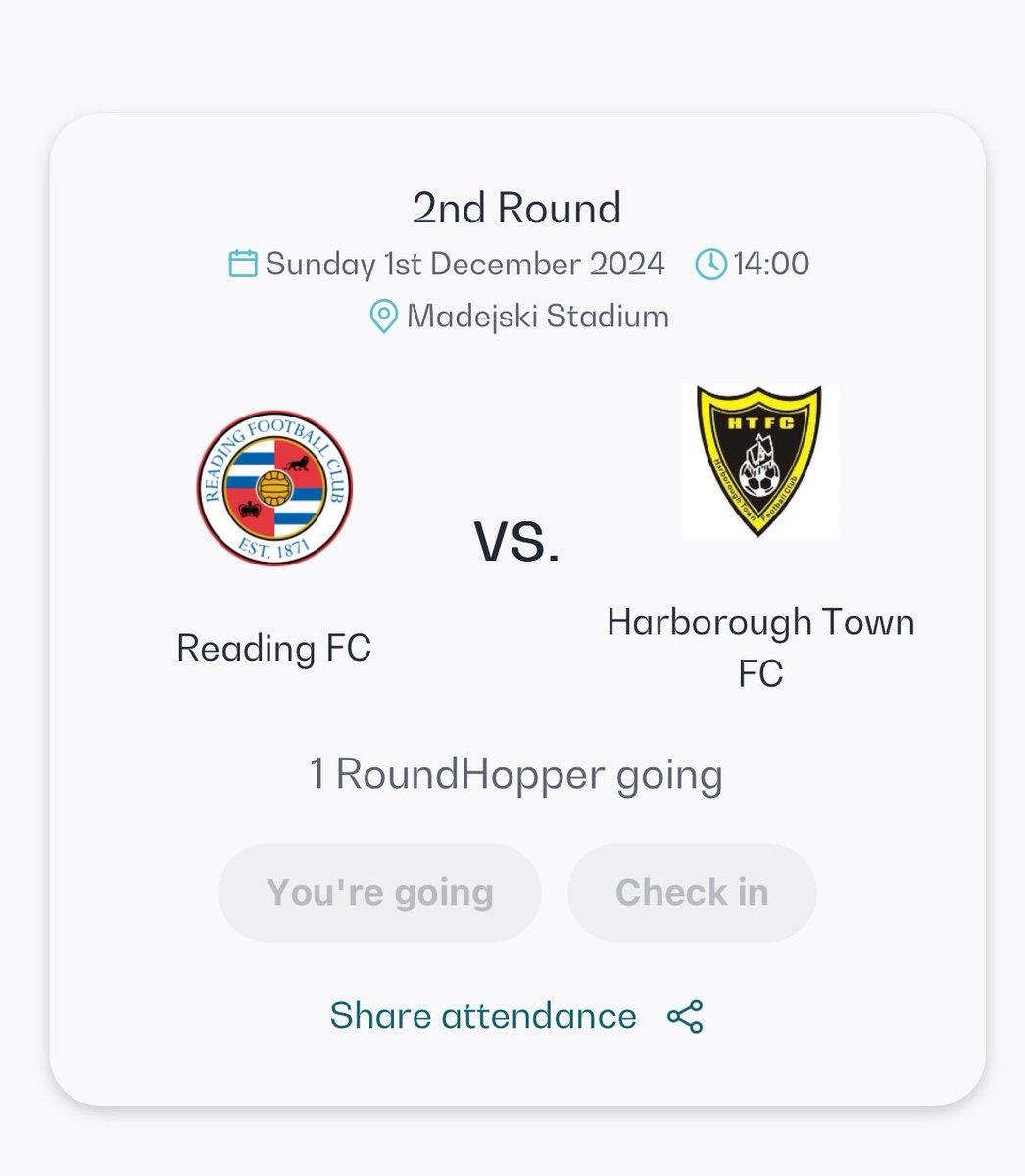 MyRoadtoWembley's tweet photo. Game selected! 

Thank you @HarbTownFC! Big day for the club!

#RoadtoWembley #MRTW https://t.co/D6FM00qoDU