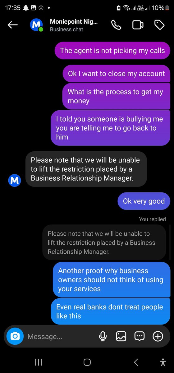 MrCheapCheap's tweet photo. @moniepointng  This is a proof why business owner to Beware using @moniepointng , How can you tell me you can't lift restriction your agent put on my account for over 18 days now???

Nigerians Help me beg @moniepointng and their agent to give me my money https://t.co/LwaPNgLwDQ