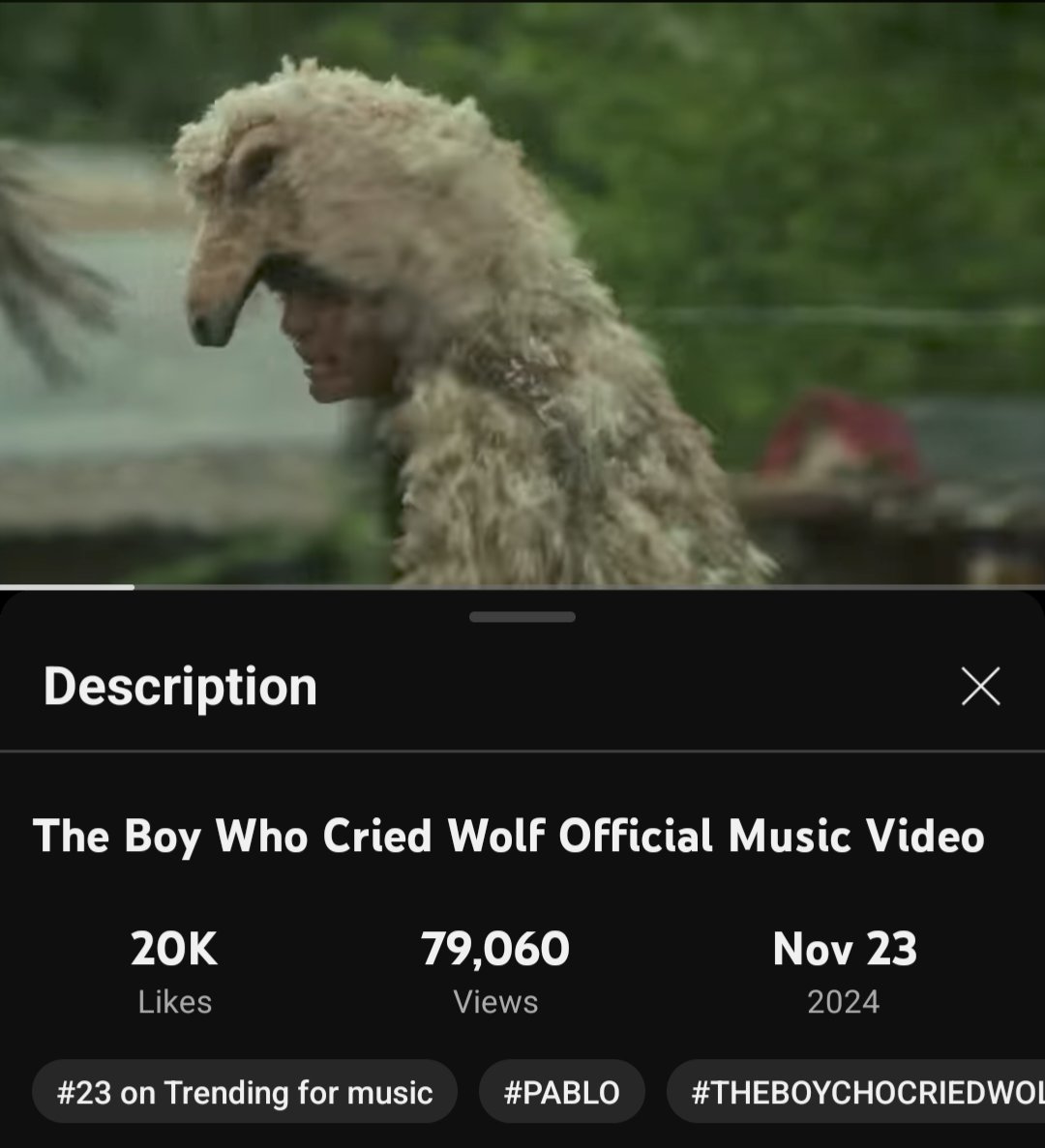 May 5 hours pa tayo.
Stream padayon!

TBWCW MV OUT NOW
<a href="/imszmc/">PABLO</a> #PABLO
#THEBOYWHOCRIEDWOLF