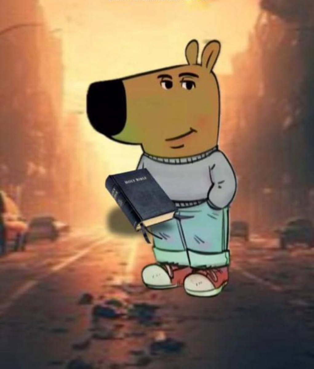 When everything is confusing and falling apart but you remember you're just a chill guy that trusts in God.