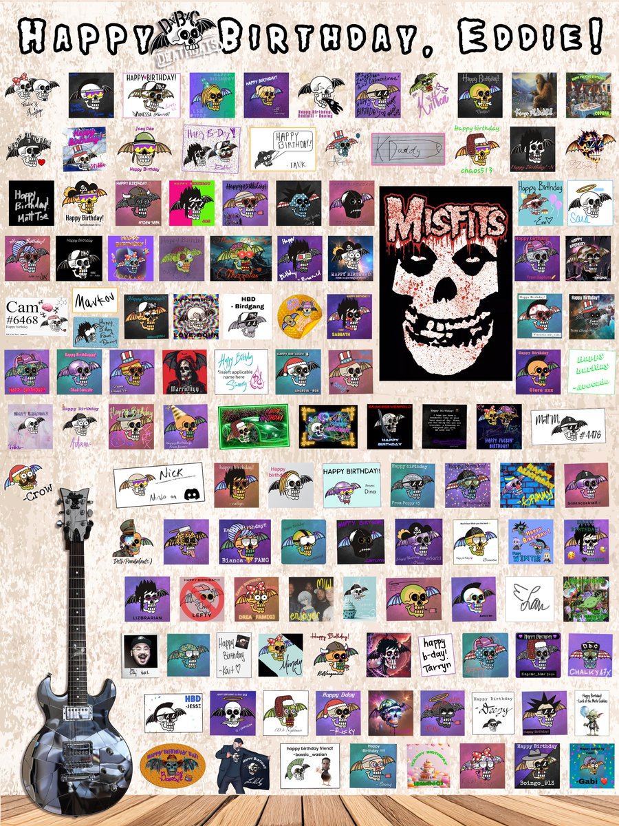 Hey <a href="/EddieTheCorpse/">Eddie Rose</a> ! Happy Birthday from the DxBxC. We love ya! ✨🎆🎇