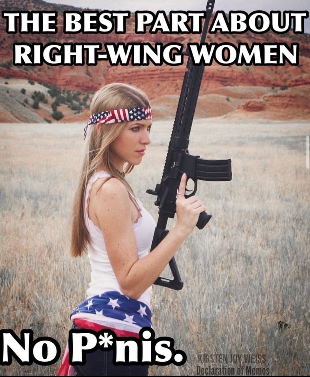 satoshikovac's tweet photo. The best part about #rightwingwomen -> #Nopenis๐๐ https://t.co/4BvHRmUkfz
