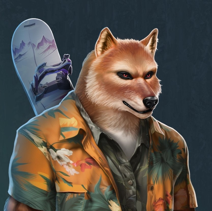 I invested 10 ADA in the Betski Wolfpack raffle @BetskiCasino
With it, i won this beautifull wolf,
which comes with a guaranteed $83 cash back, 
but also  a BETSKI token airdrop!!, 
a BOOST to staking rewards 
AND a share in 2% of the platform net profits for life  😲