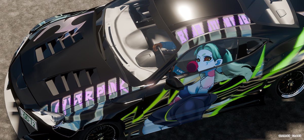 RABI_Carpaeking's tweet photo. 結局両面になってしまったメッキ抜き+痛車
サイバーパンク2077よりレベッカ
リアウインドウ分の余力を残せなかった…
あと下地メッキ感が微塵も伝わらない https://t.co/rxDNrRQY4U