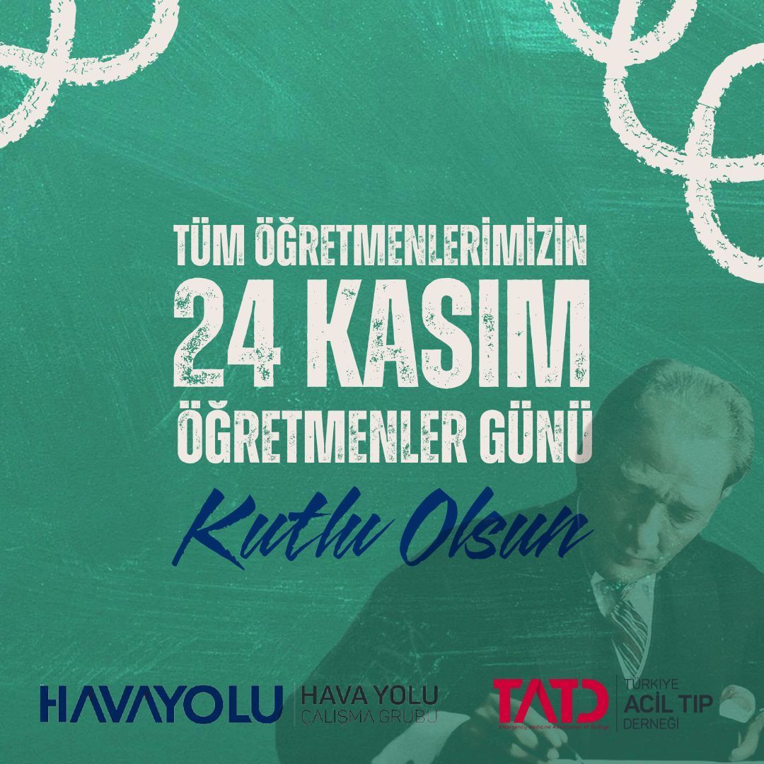 Tüm öğretmenlerimizin 24 Kasım Öğretmenler Günü kutlu olsun!