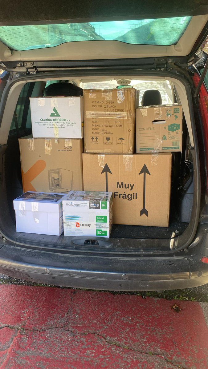 CEIP San Lorenzo (Ezcaray). ¡Muchas gracias Eduardo! #solidaridaddana